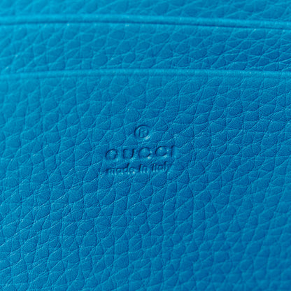 Gucci Calfskin GG Marmont Chain Wallet Blue 7 of 10