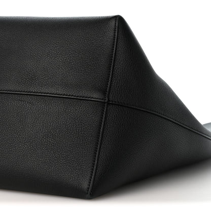 The Row Grained Calfskin Large N/S Park Tote Black 9 of 12
