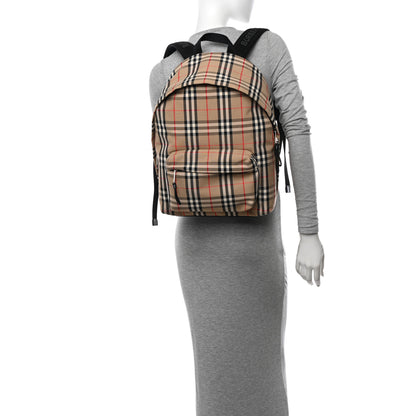 Burberry Vintage Check Jett Backpack Archive Beige 2 of 9