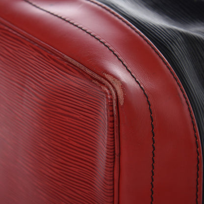 Louis Vuitton Epi Noe Black Red 10 of 11