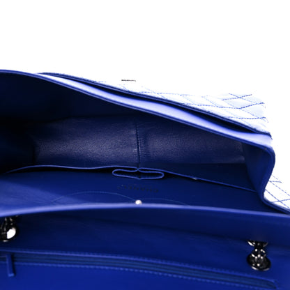 Chanel Patent Caviar Quilted 2.55 Reissue 227 Flap Royal Blue 5 of 12