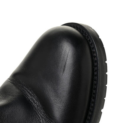 Valentino Garavani Calfskin Rockstud 30mm Biker Boots 37 Black 15 of 16