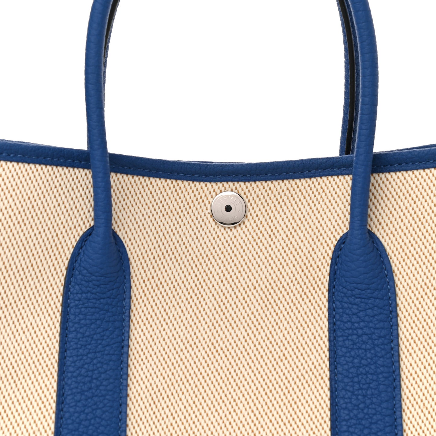 Twill H Negonda Garden Party 30 TPM Tote Ecru Desert Bleu France