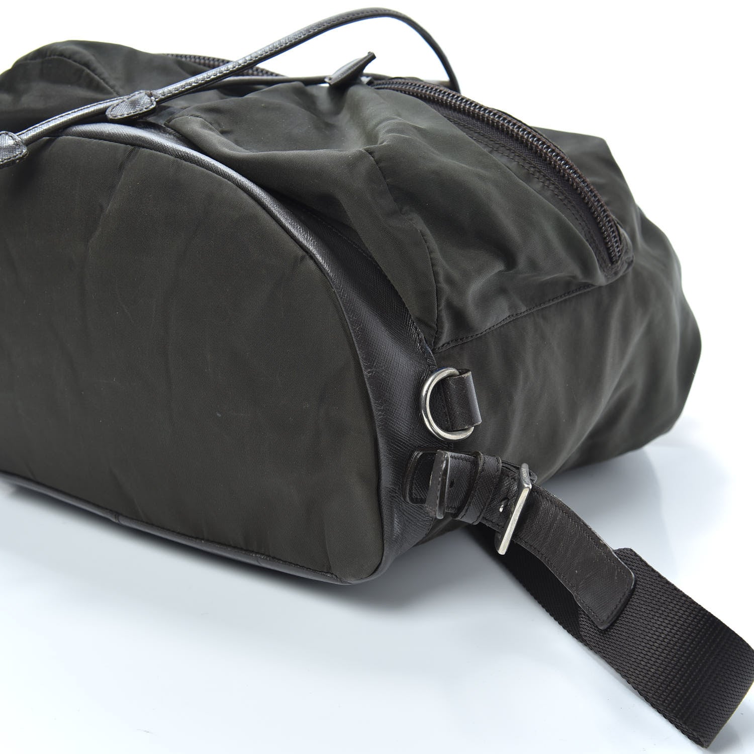 Prada Tessuto Nylon Medium Vela Backpack Ebano 9 of 9