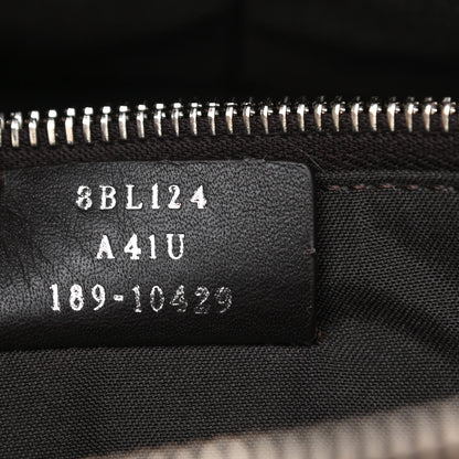 Fendi Vitello Sierra Morfeus Dolce Striped Strap Medium By The Way Boston Bag Camelia Ebano Multicolor 7 of 8