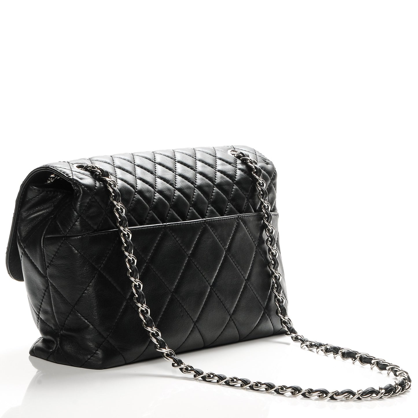 Calfskin Quilted In The Business Flap Bag Black