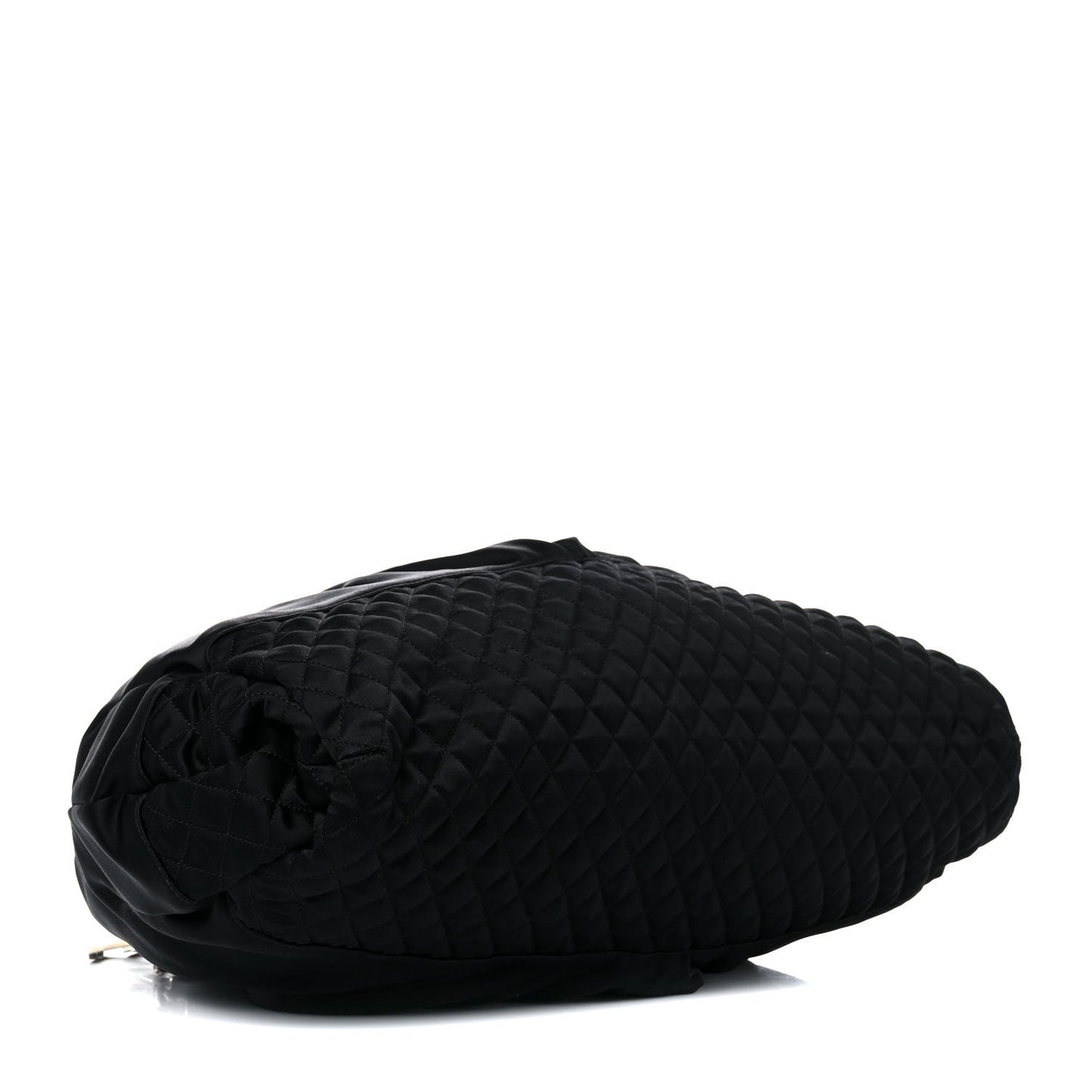 Satin Melrose Hobo Black
