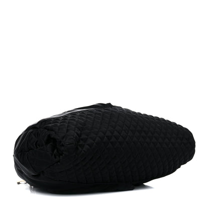 Chanel Satin Melrose Hobo Black 4 of 10