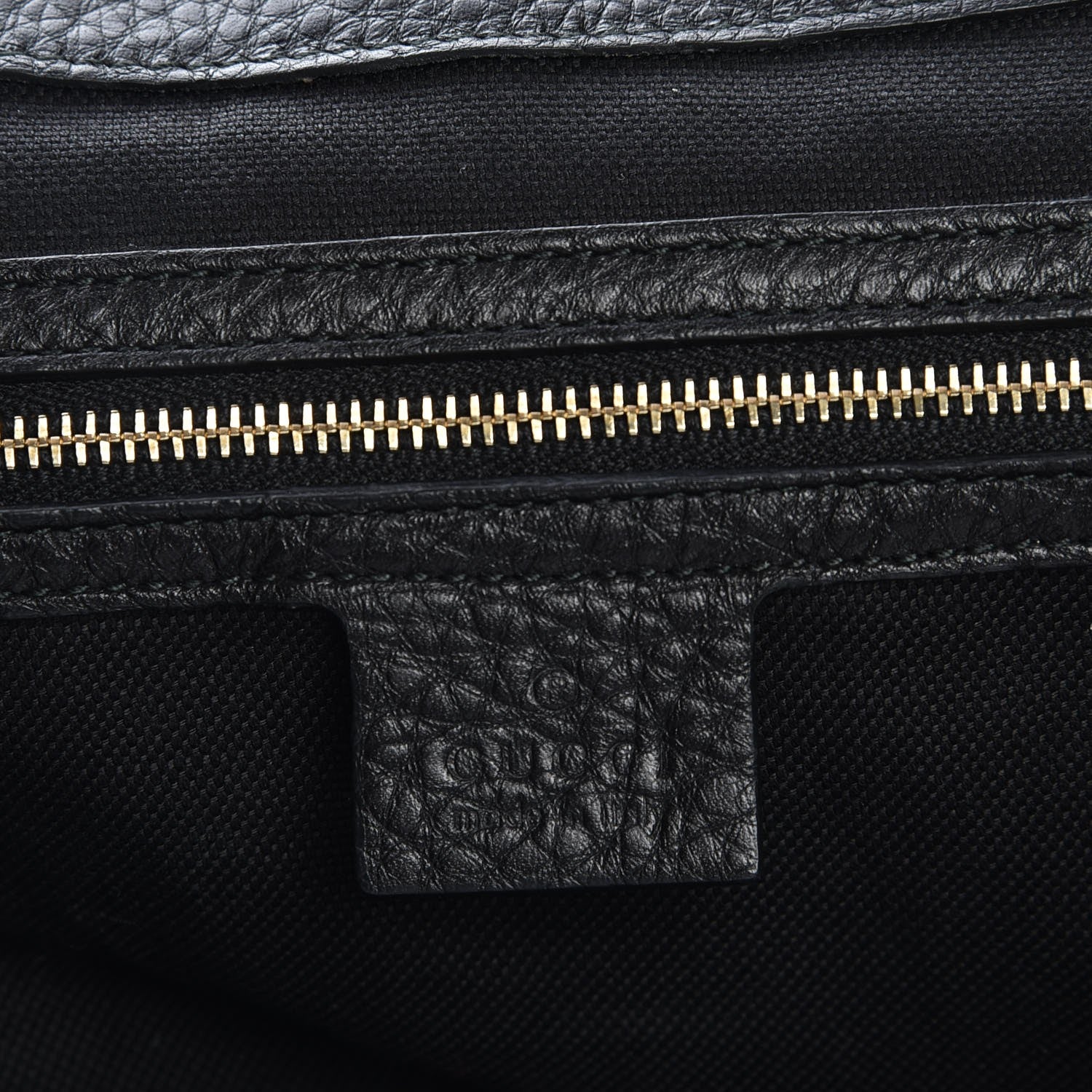 Gucci Calfskin Medium Emily Shoulder Bag Black 6 of 7