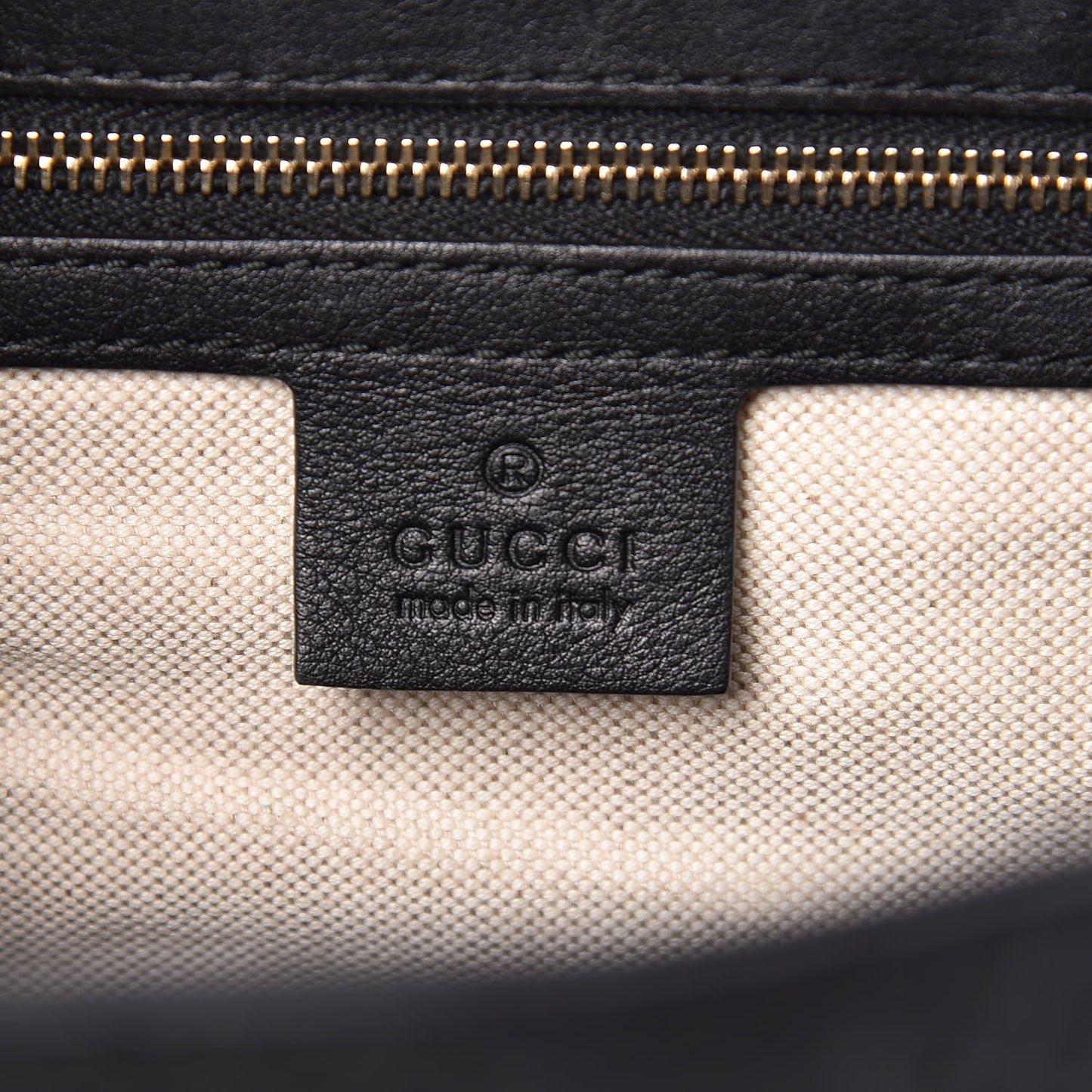 Guccissima Large Emily Chain Shoulder Bag Black