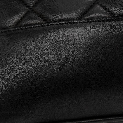 Chanel Lambskin Quilted Shopping Tote Black 16 of 18