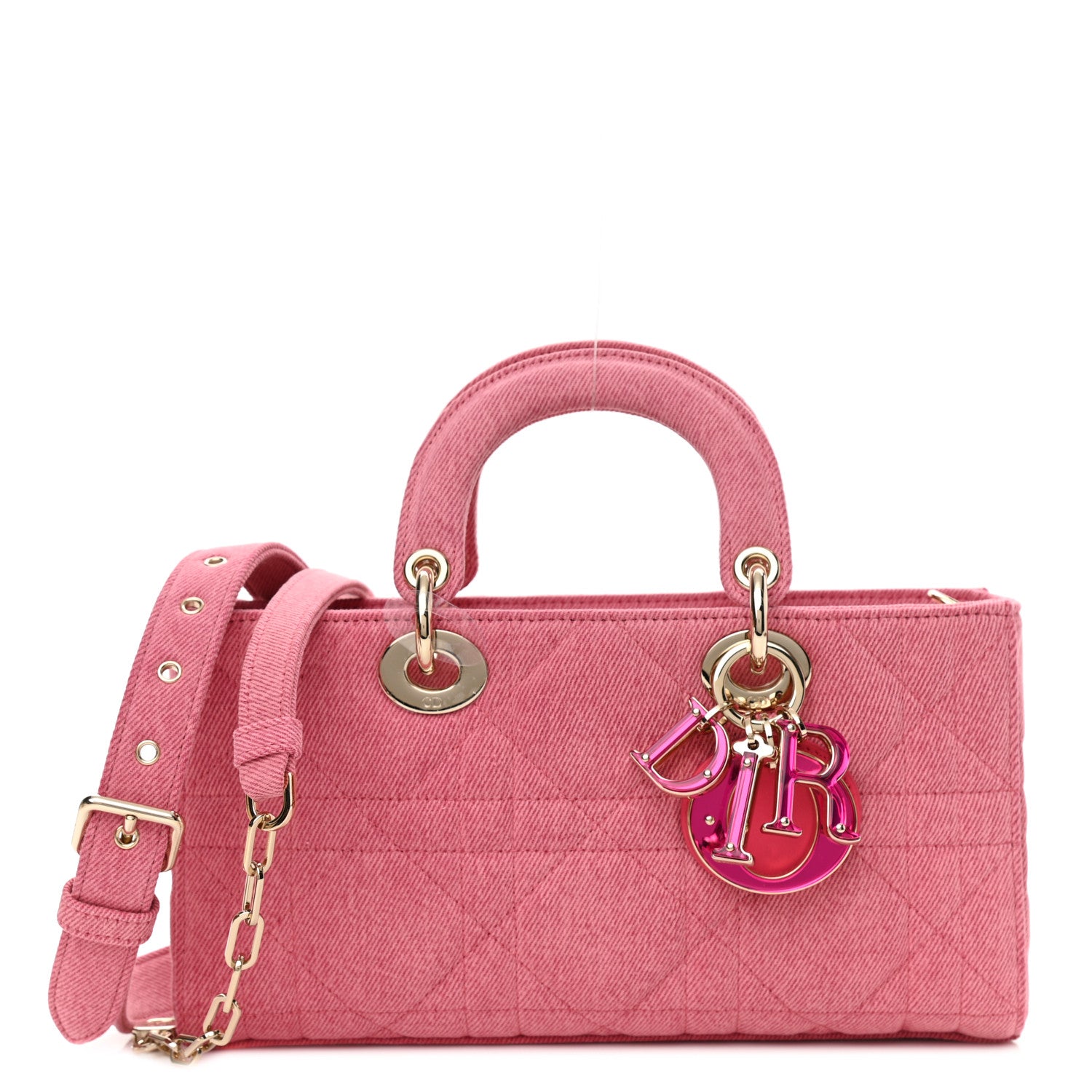 Christian Dior Denim Macrocannage Lady D-Joy Pink 1147071