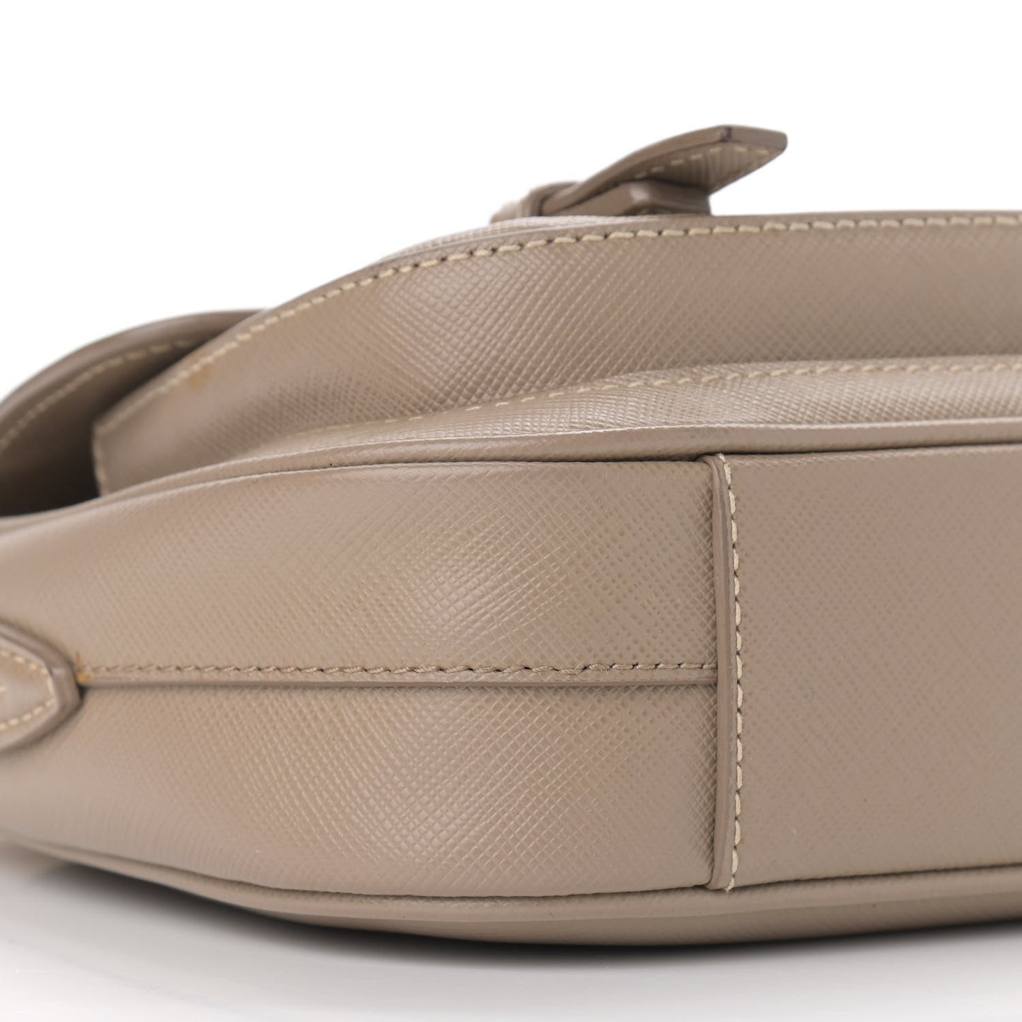 Saffiano Lux Crossbody Bag Visone