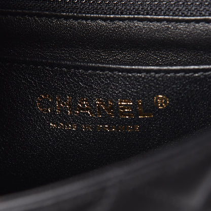 Chanel Lambskin Quilted Mini Rectangular Flap Black 8 of 10