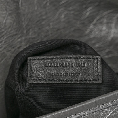 Saint Laurent Crinkled Calfskin Matelasse Monogram Medium Niki Chain Satchel Storm 6 of 10