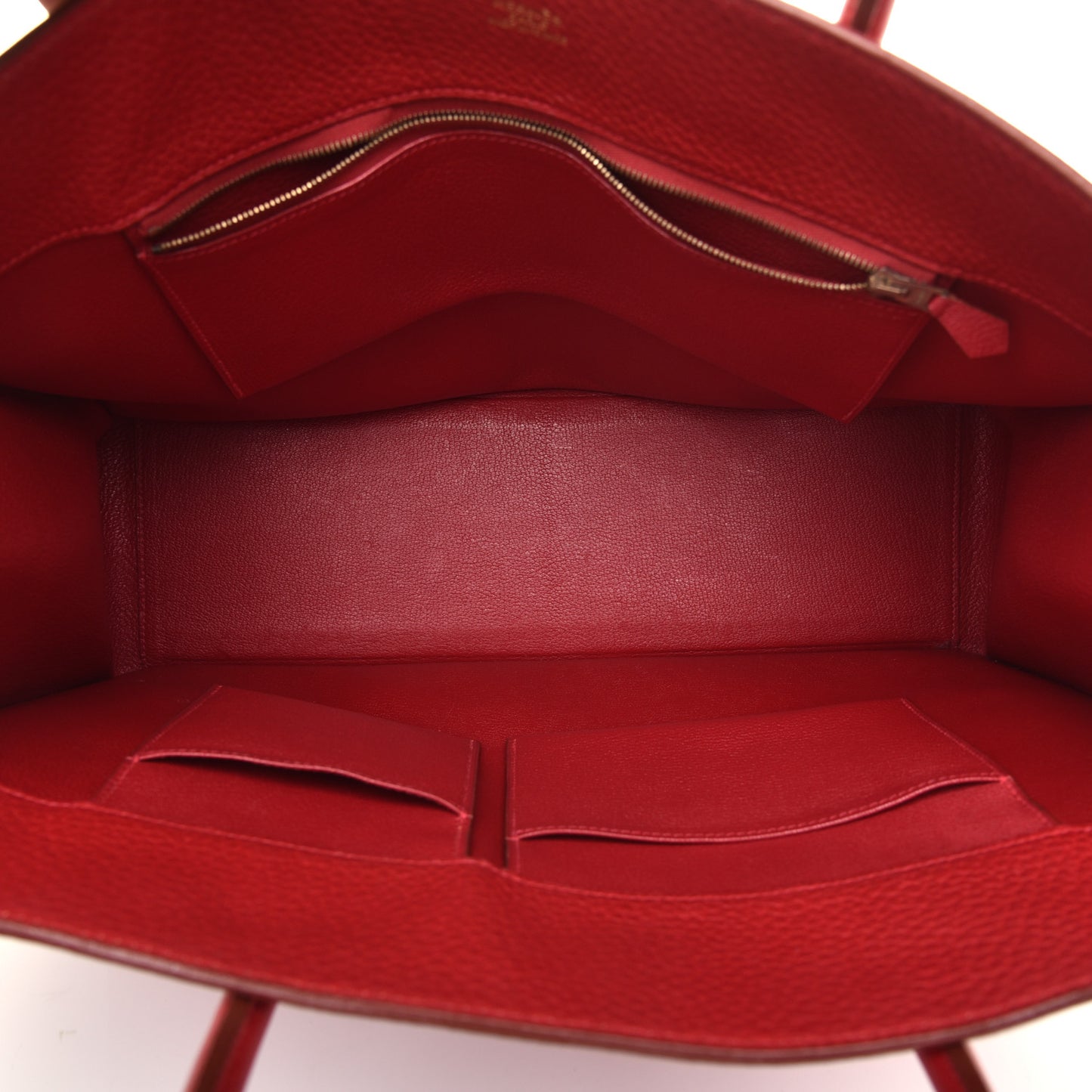 Togo White Bus 40 Rouge Casaque