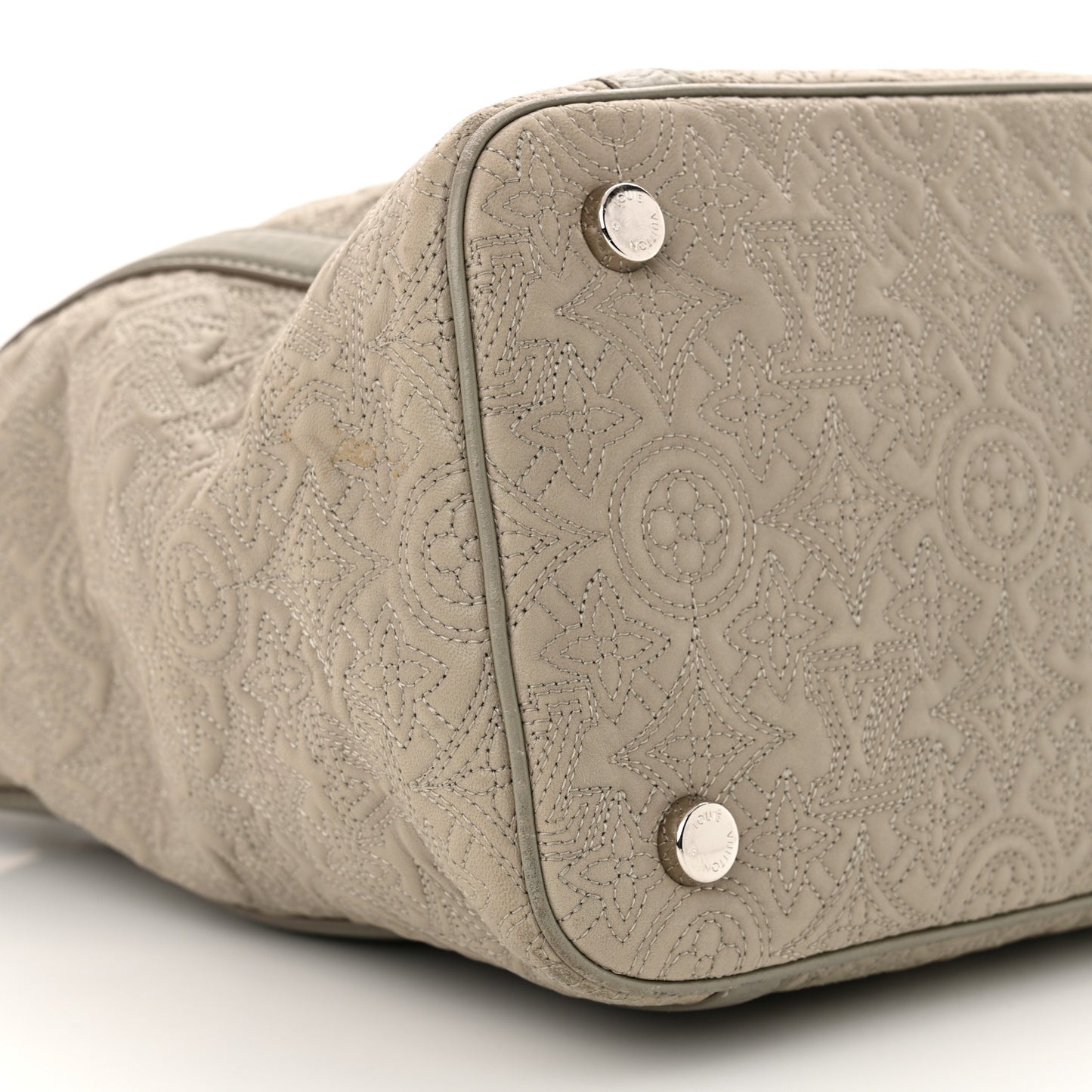 Monogram Lambskin Antheia Ixia MM Grey