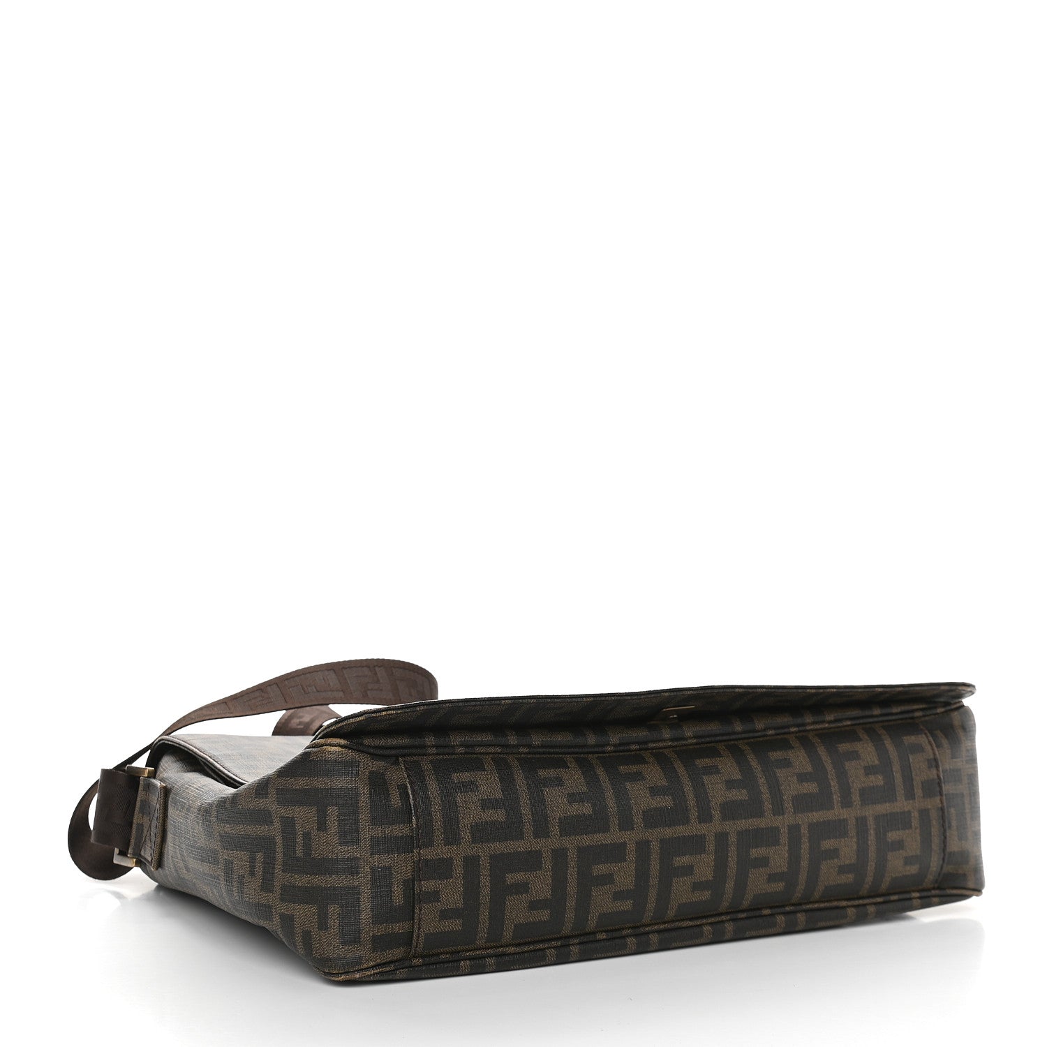Fendi Zucca Spalmati Messenger Bag Tobacco 4 of 9