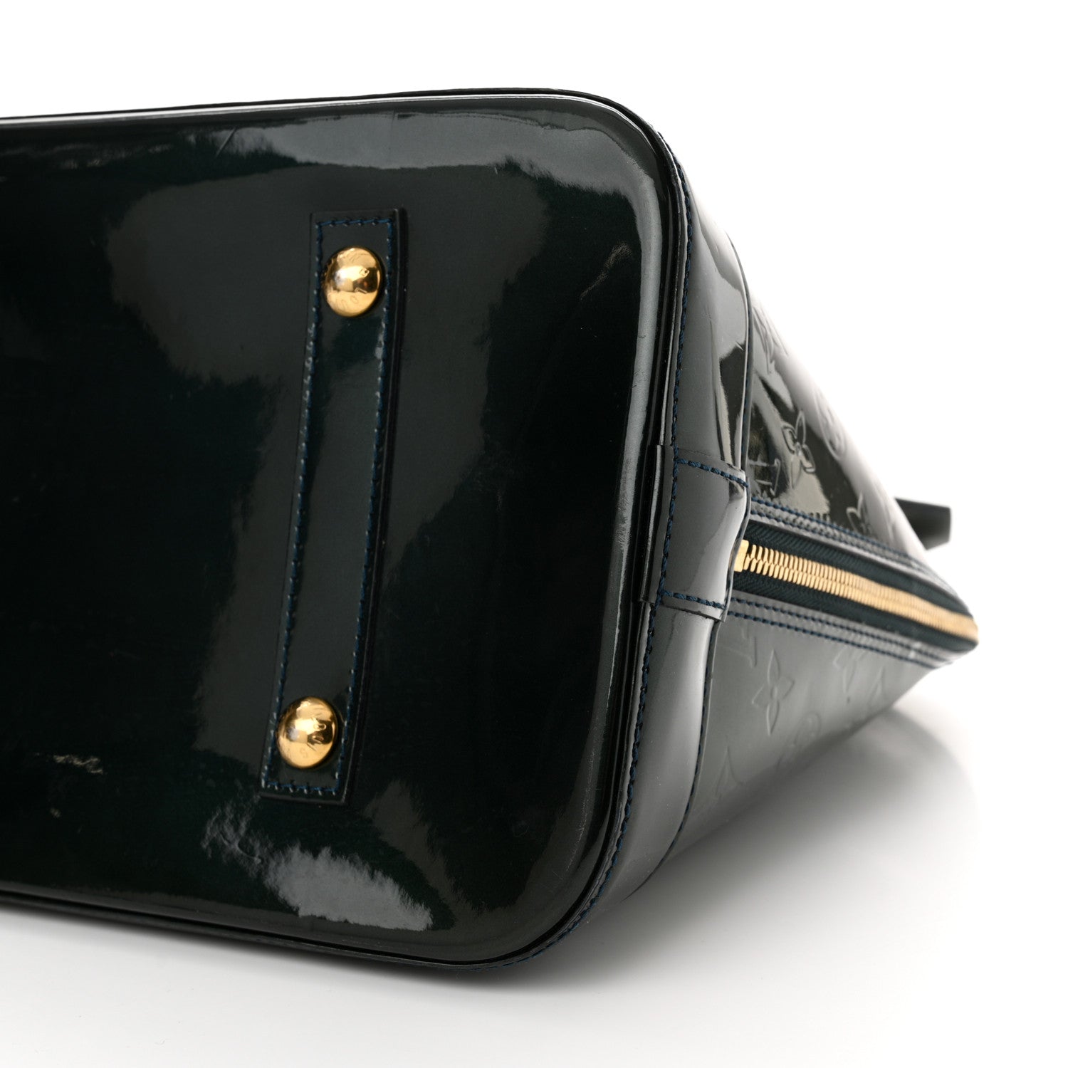 Louis Vuitton Vernis Alma GM Blue Nuit 10 of 12