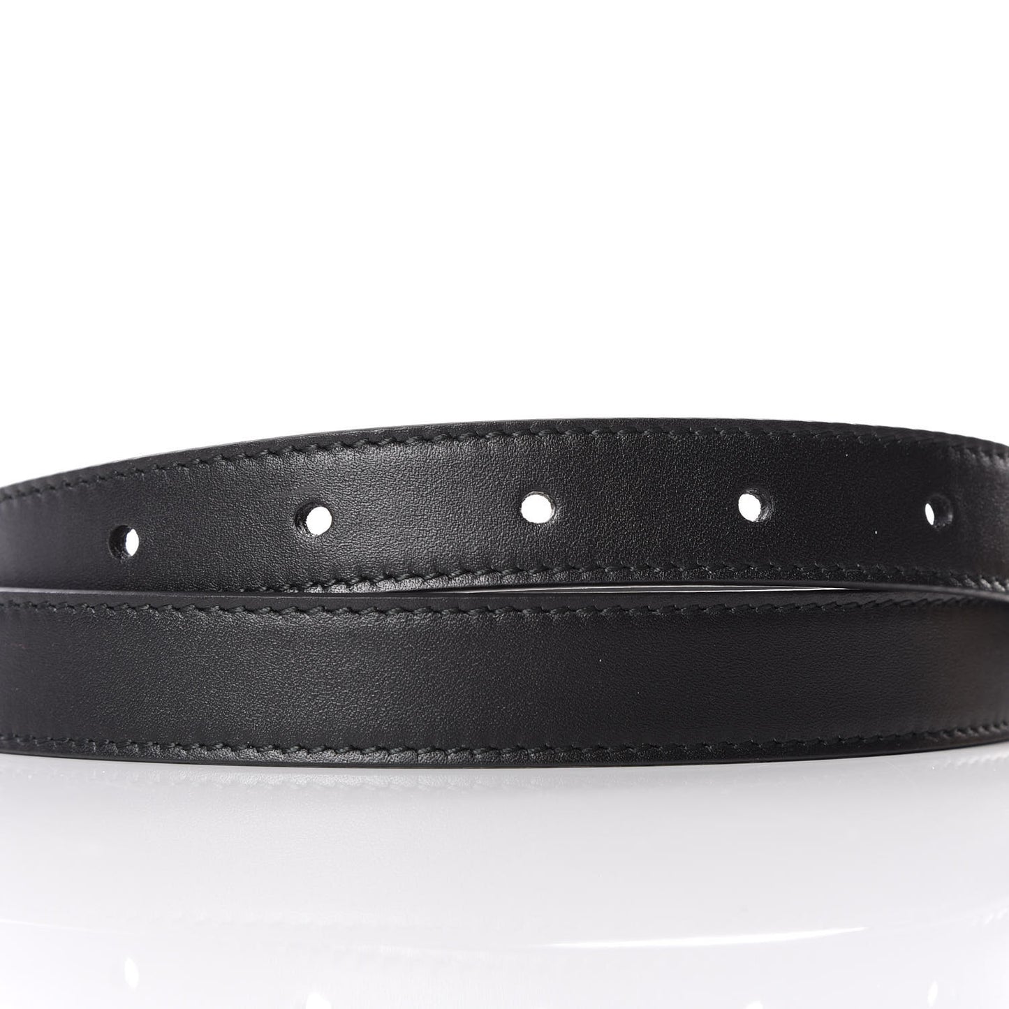 Calfskin Double G 20mm Belt 90 36 Black