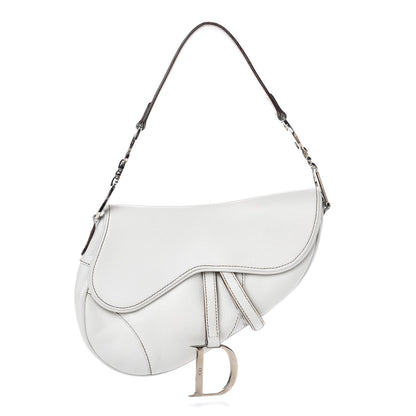 Christian Dior Calfskin Saddle Bag White 1 of 16