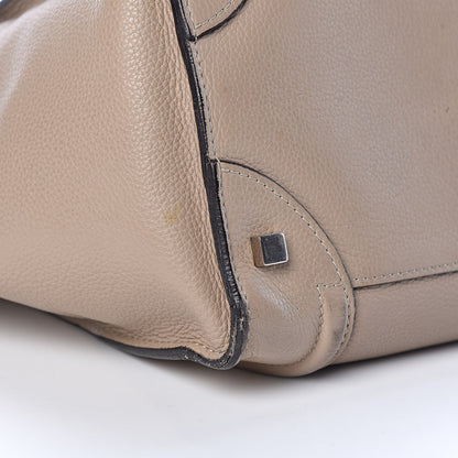 Celine Drummed Calfskin Mini Luggage Dune 14 of 16