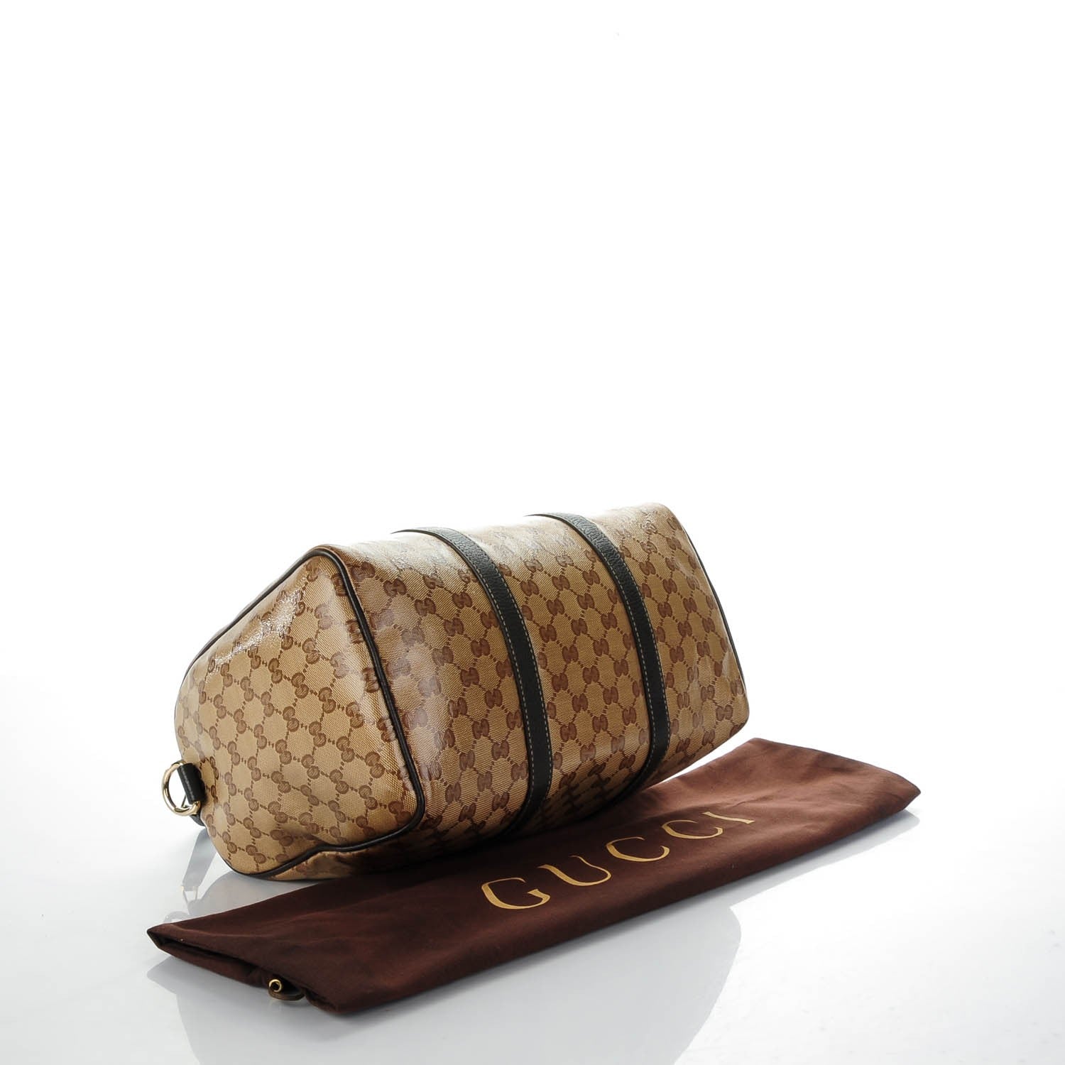 Gucci Crystal Monogram Medium Joy Boston Dark Brown 4 of 7
