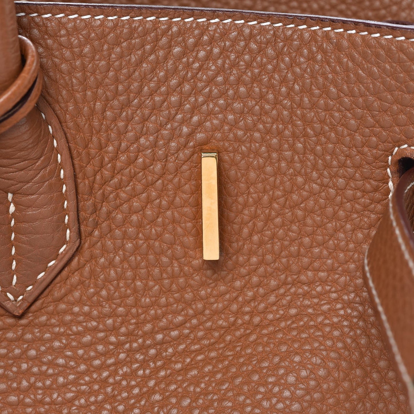 Taurillon Clemence Birkin 35 Gold