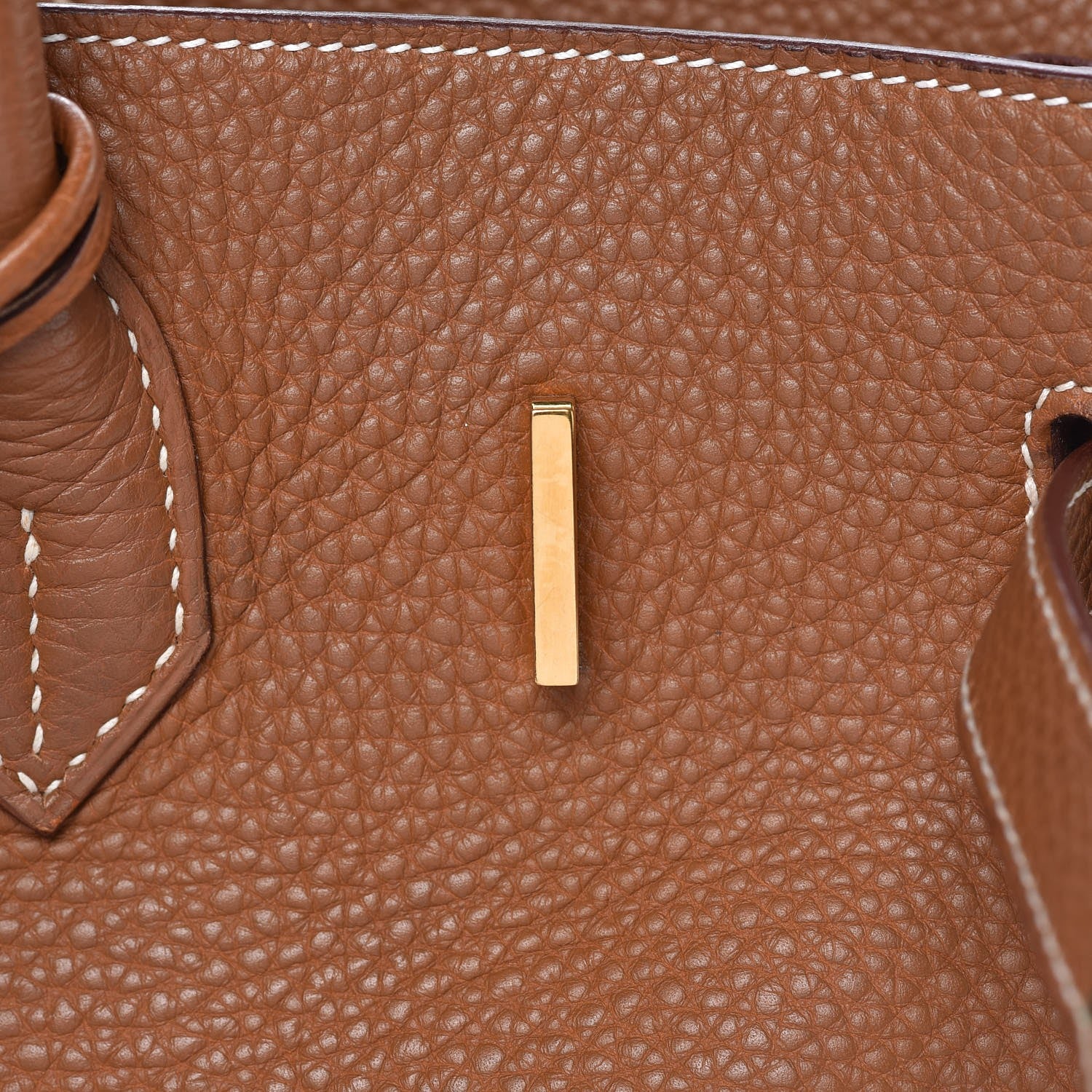 Hermes Taurillon Clemence Birkin 35 Gold 15 of 32
