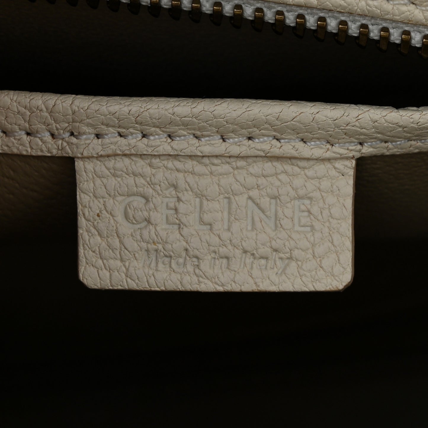 Goatskin Nano Luggage White