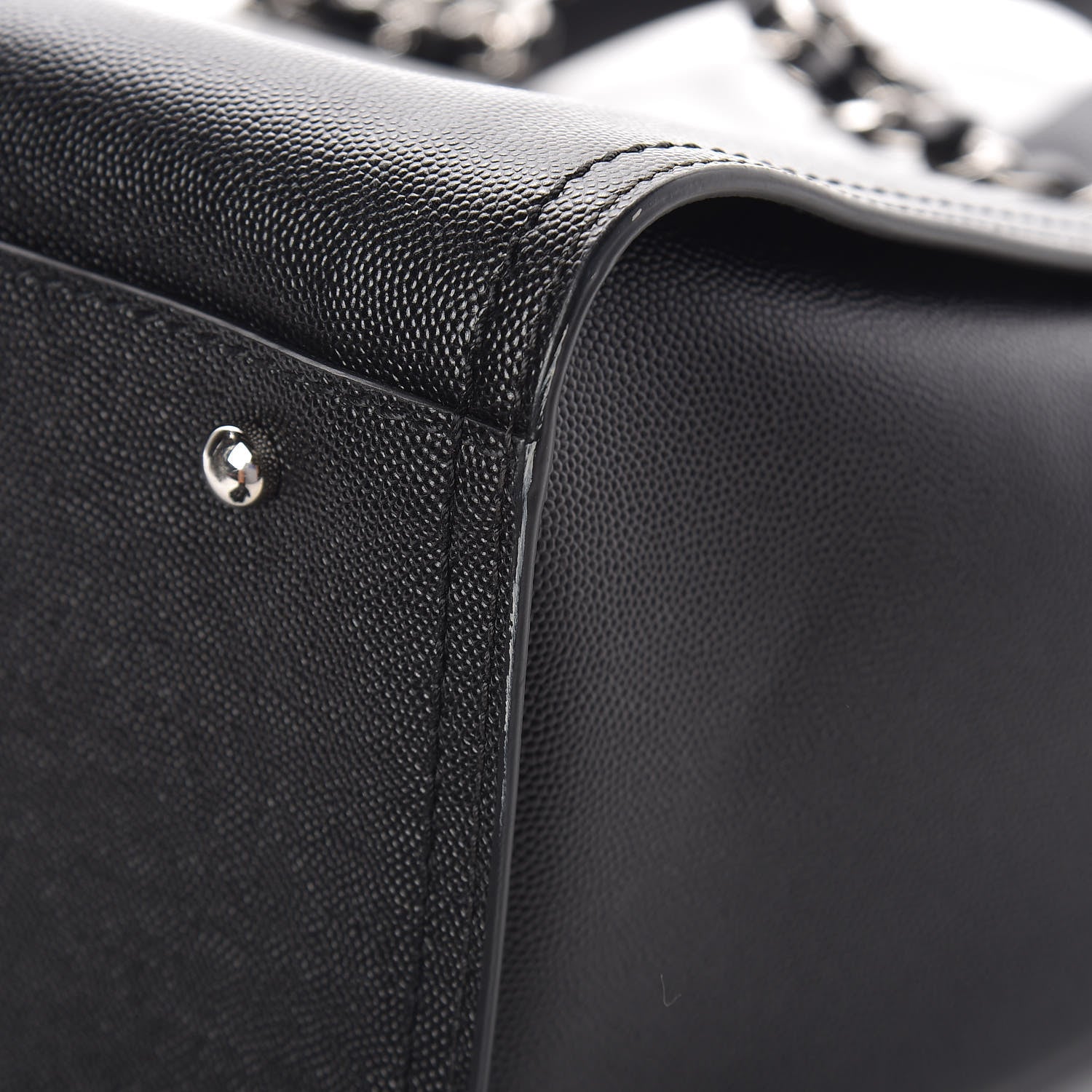 Chanel Caviar Small Studded Deauville Tote Black 14 of 14