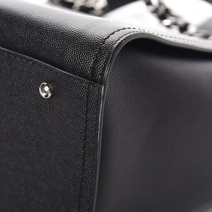 Chanel Caviar Small Studded Deauville Tote Black 14 of 14