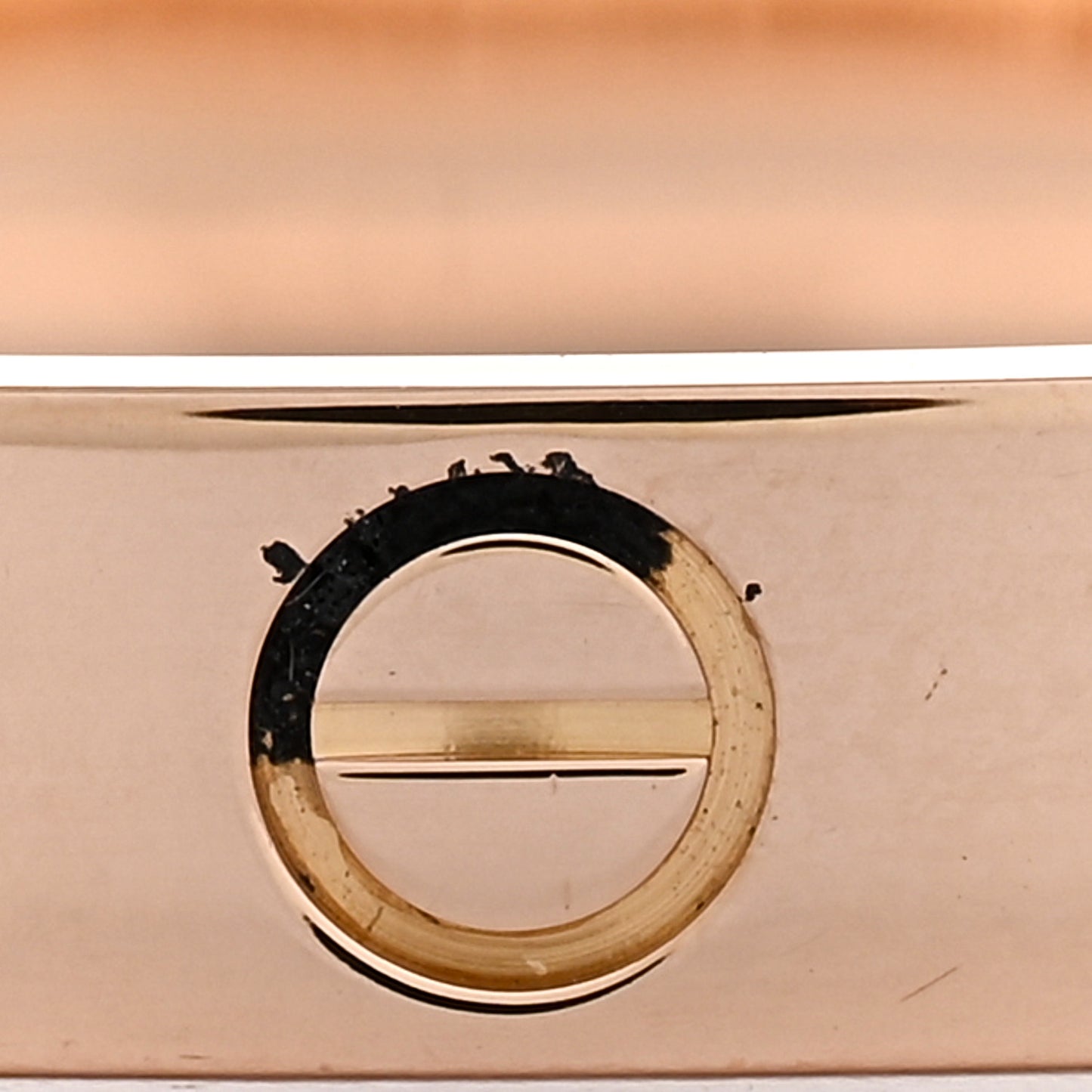 18K Pink Gold LOVE Bracelet 17