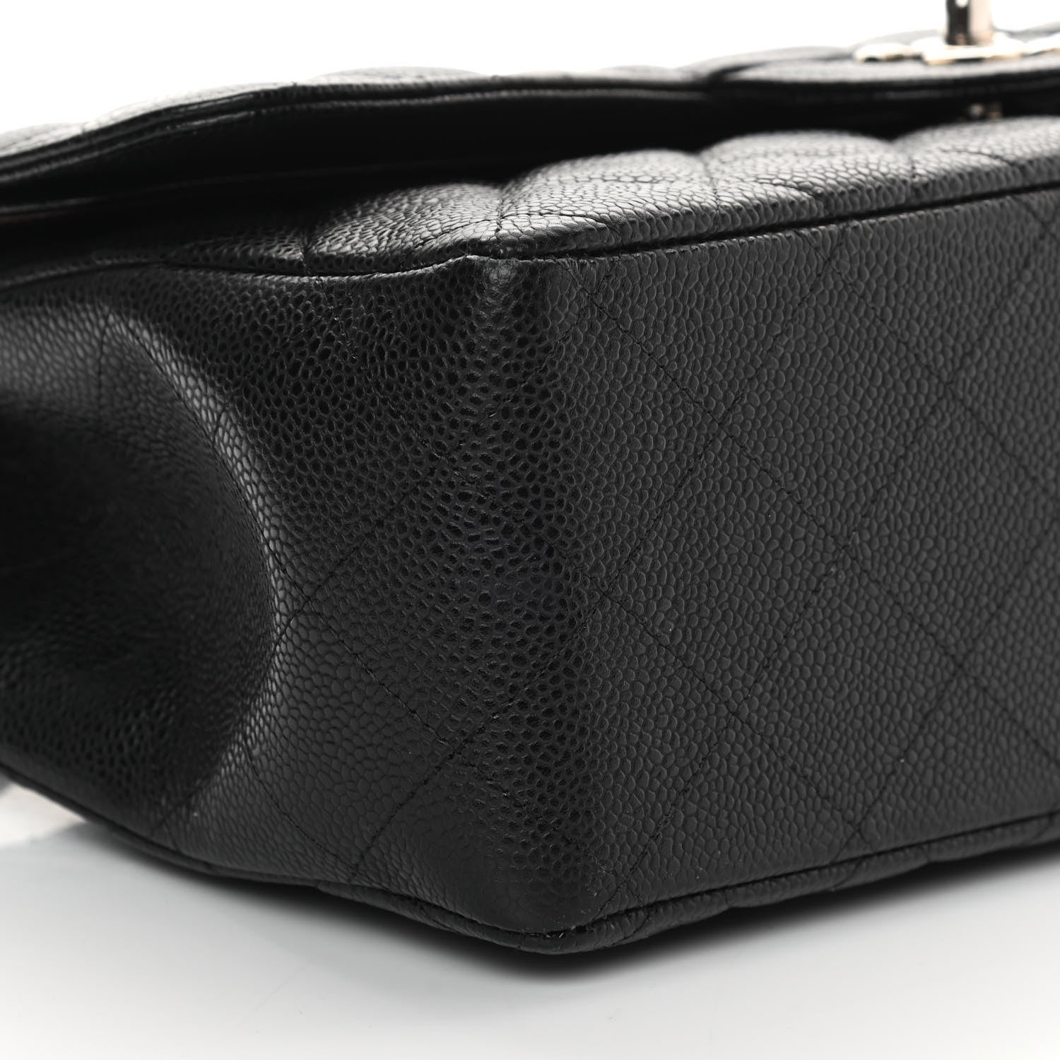 Chanel Caviar Quilted Jumbo Double Flap Black 9 of 14