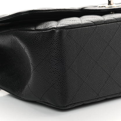 Chanel Caviar Quilted Jumbo Double Flap Black 9 of 14