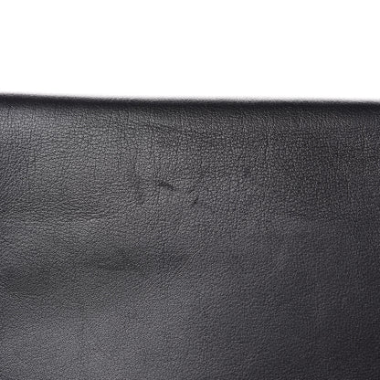 Celine Lambskin Flap Clasp Shoulder Bag Black 11 of 14