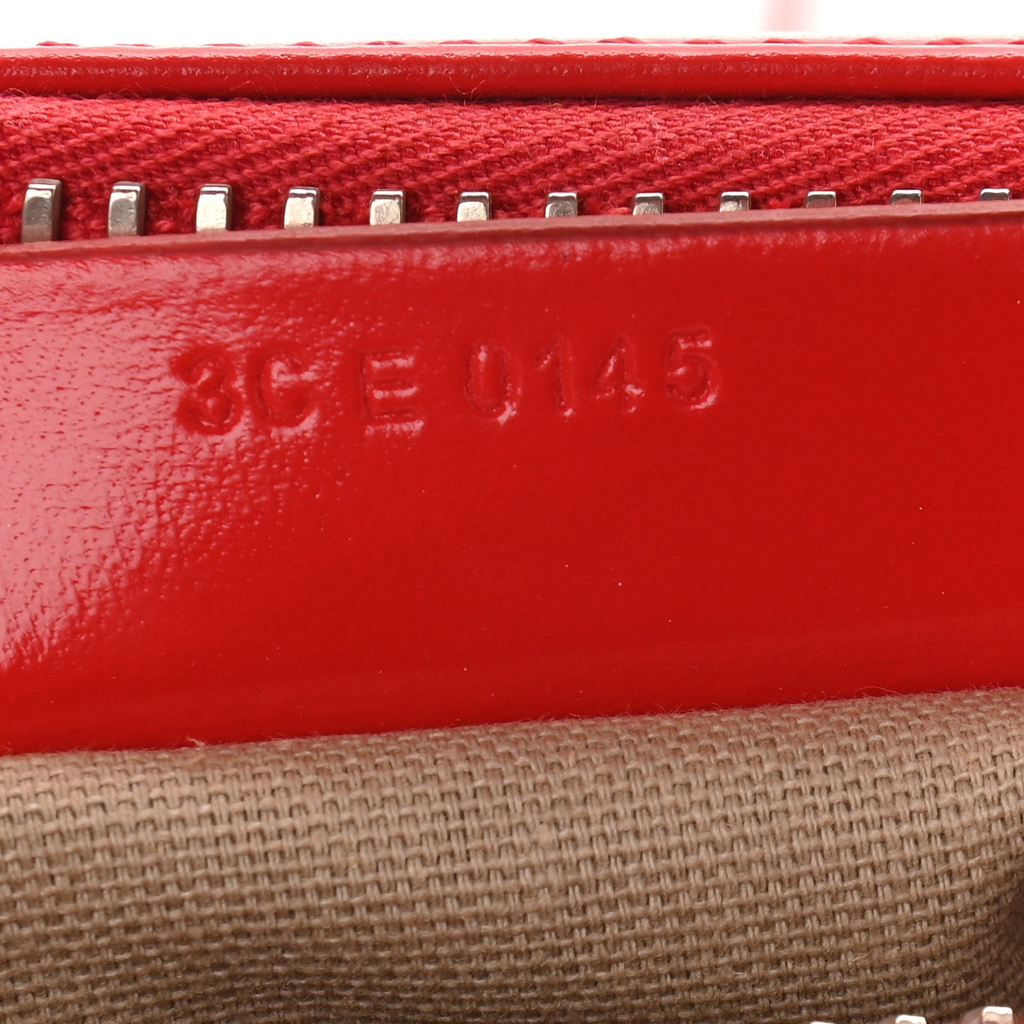 Shiny Lord Calfskin Mini Antigona Red