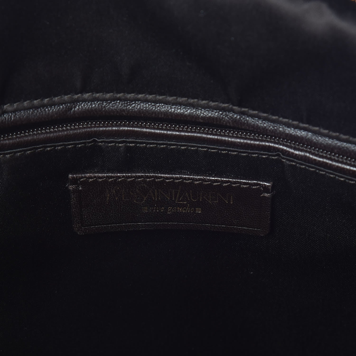 Saint Laurent Calfskin Large Muse Dark Brown 6 of 19