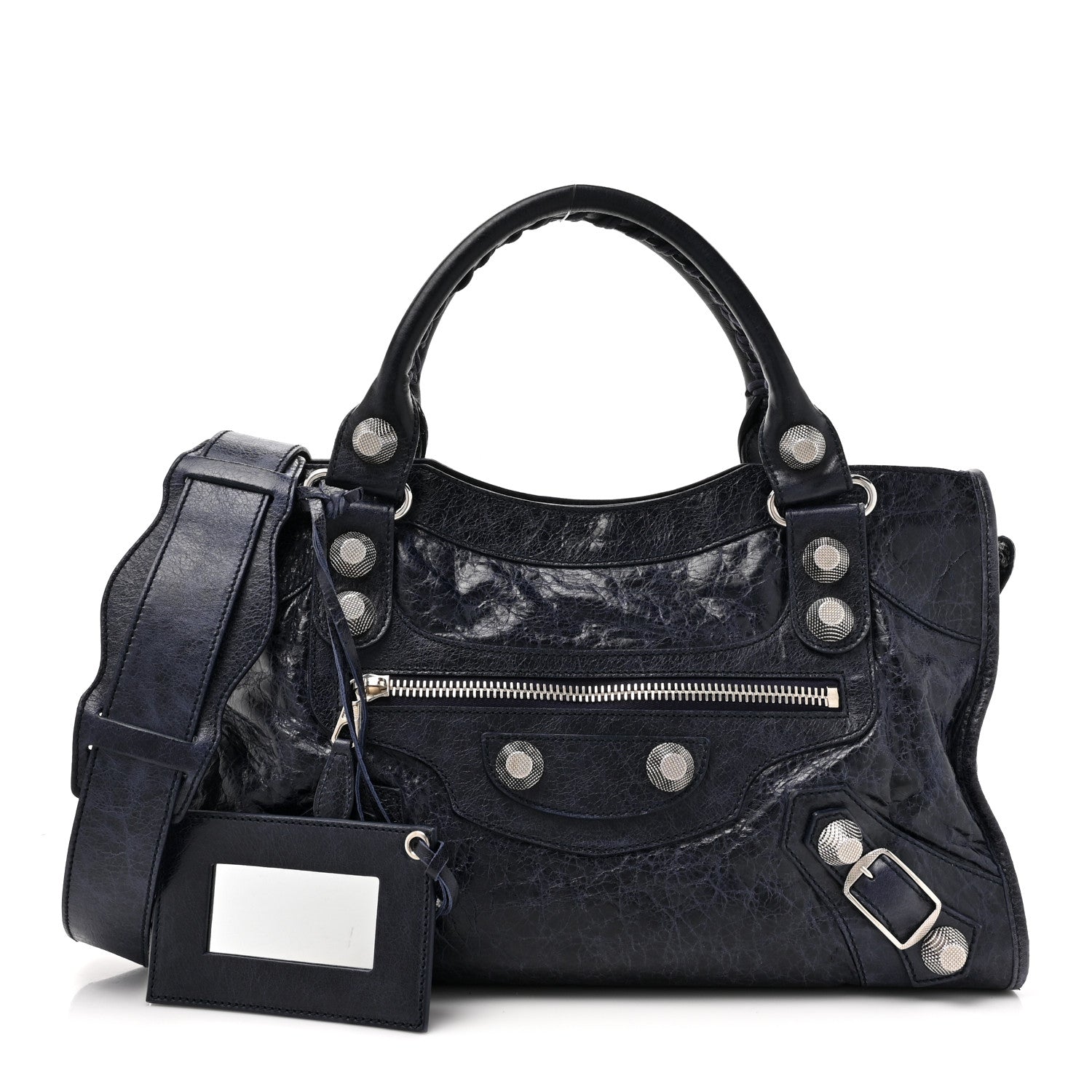 Balenciaga Agneau Giant 21 Silver Hardware City Marine 1 of 14