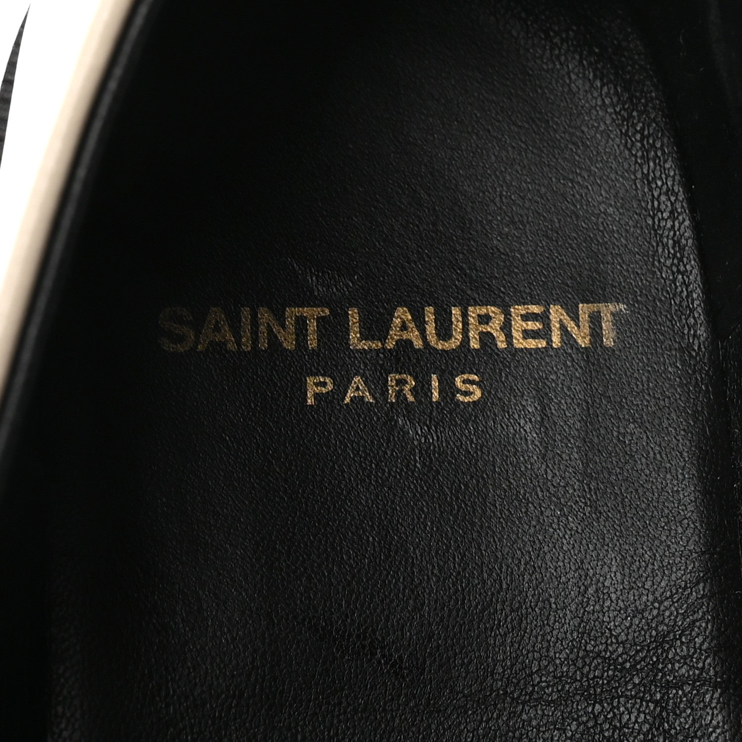 Saint Laurent Calfskin Penny Loafers 38 Pearl 8 of 10