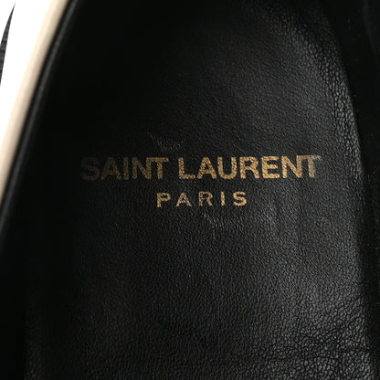 Saint Laurent Calfskin Penny Loafers 38 Pearl 8 of 10