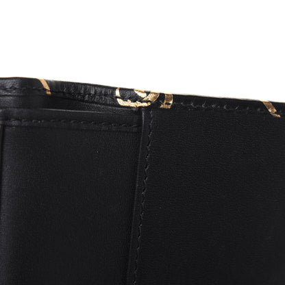 Gucci Calfskin Diagonal GG Wallet Black Gold 8 of 13