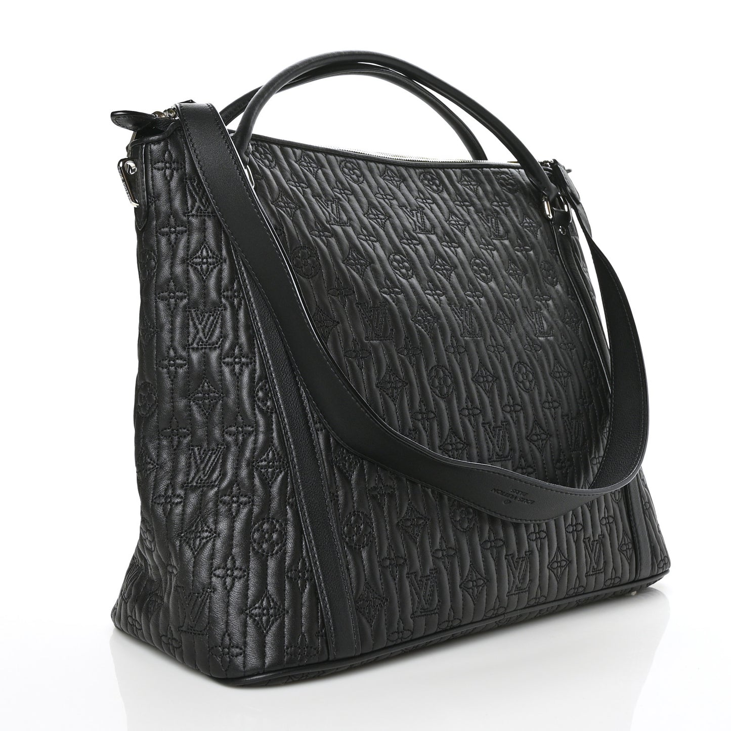 Monogram Lambskin Antheia Ixia MM Black