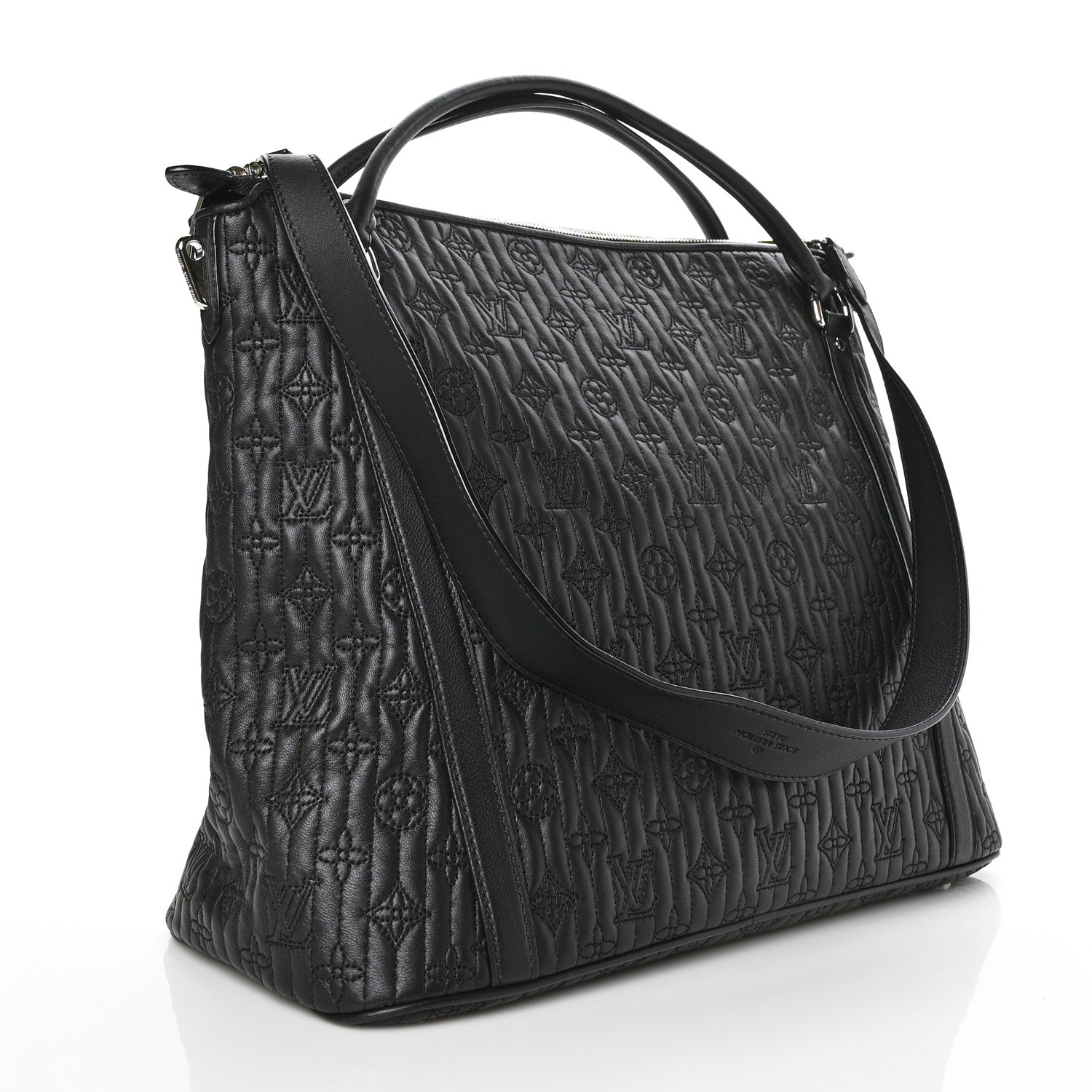 Louis Vuitton Monogram Lambskin Antheia Ixia MM Black 3 of 6