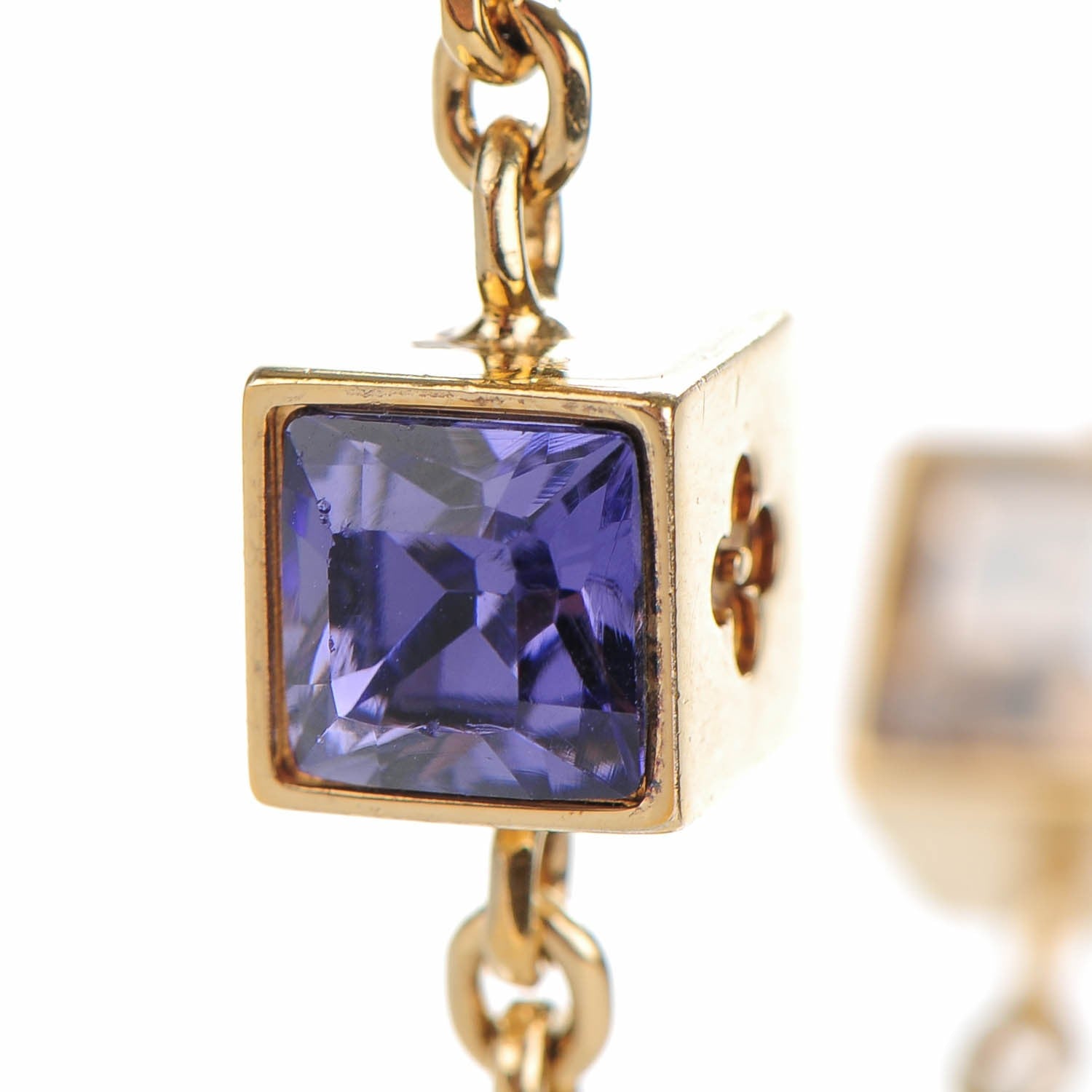 Louis Vuitton Swarovski Gamble Short Necklace Azur 3 of 7