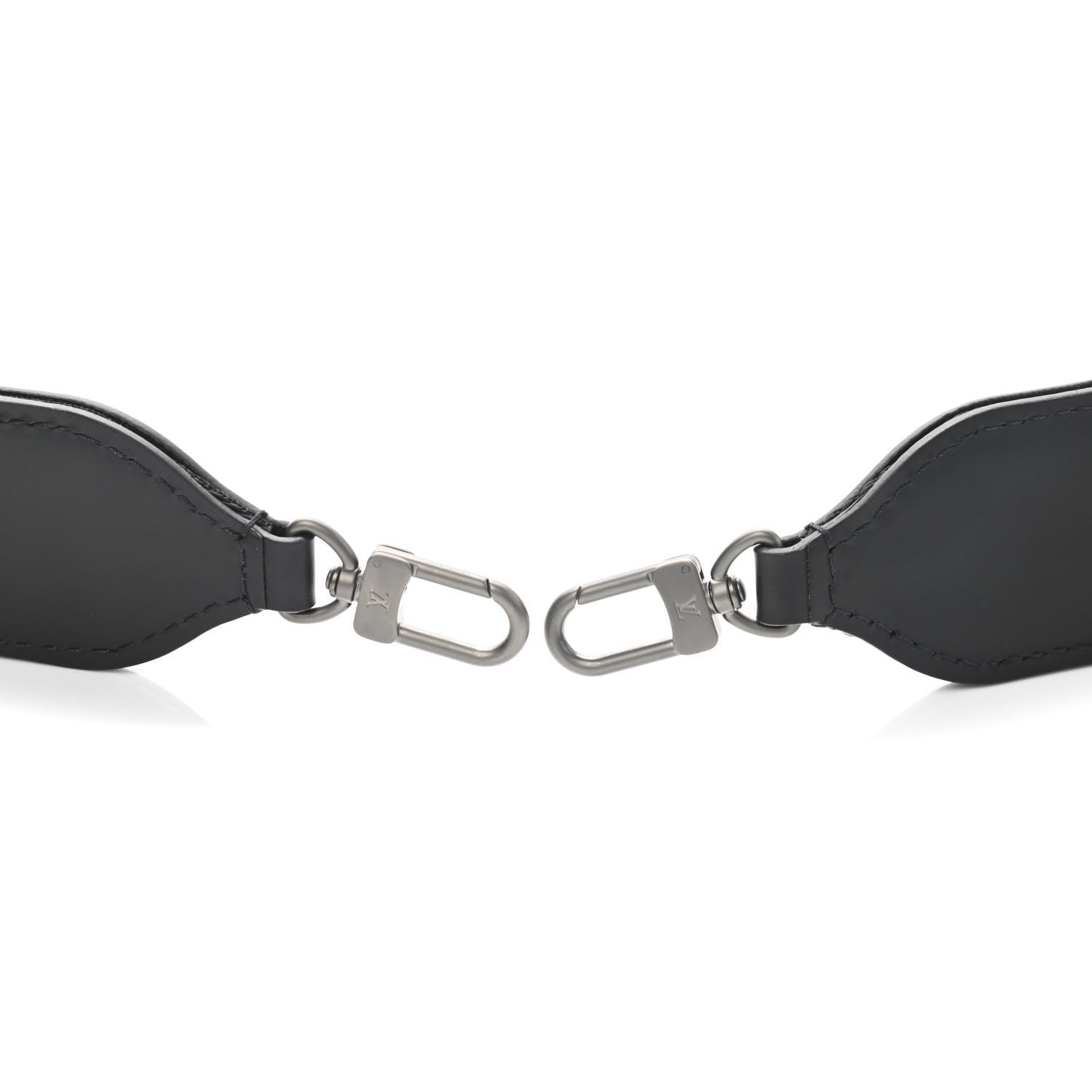 Louis Vuitton Nylon Calfskin Horizon Clutch Strap Black 5 of 7