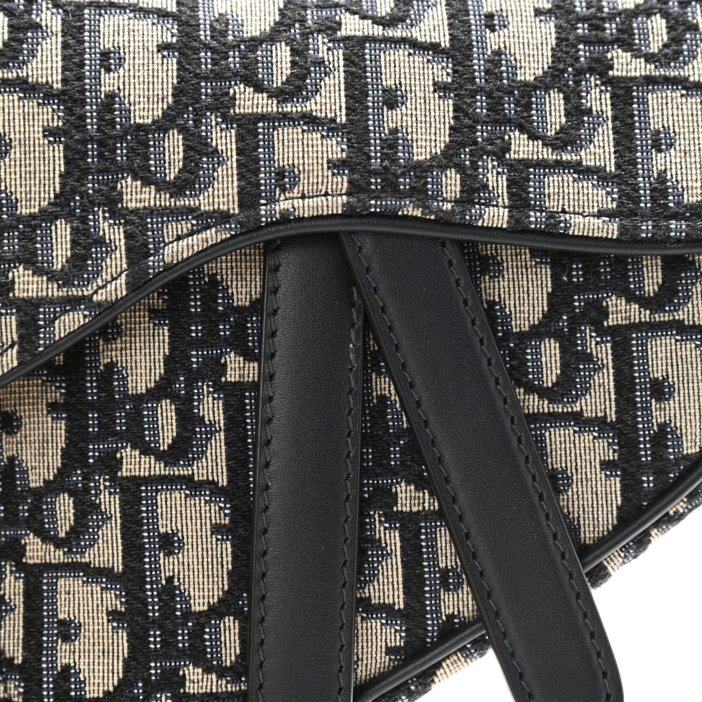 Oblique Mini Saddle Bag Blue