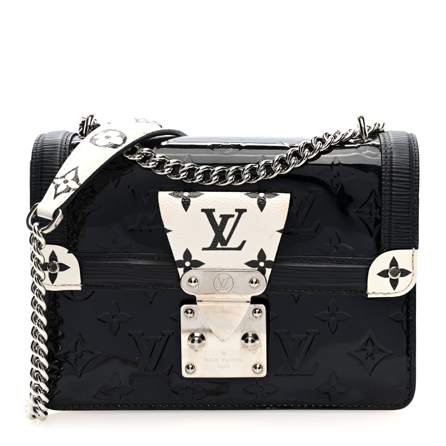 Louis Vuitton Vernis Epi Monogram Wynwood Black White 1 of 9