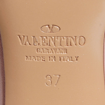 Valentino Garavani Patent Rockstud Ankle Strap 65mm Pumps 37 Fuxia Fluo Poudre 6 of 6