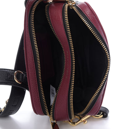 Marc Jacobs Supple Natural Grain Calfskin Softshot 21 Crossbody Bag Burgundy 5 of 9